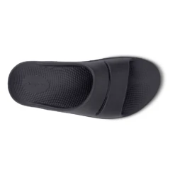 OOFOS OOahh Black Slide (Unisex) -Fashion Shoe Store 1100BLK 6