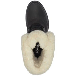 Sorel Tivoli™ IV Winter Parc Boot Velvet Black, Sea Salt Leather (Women's) -Fashion Shoe Store 1977881010 4