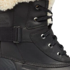 Sorel Tivoli™ IV Winter Parc Boot Velvet Black, Sea Salt Leather (Women's) -Fashion Shoe Store 1977881010 7