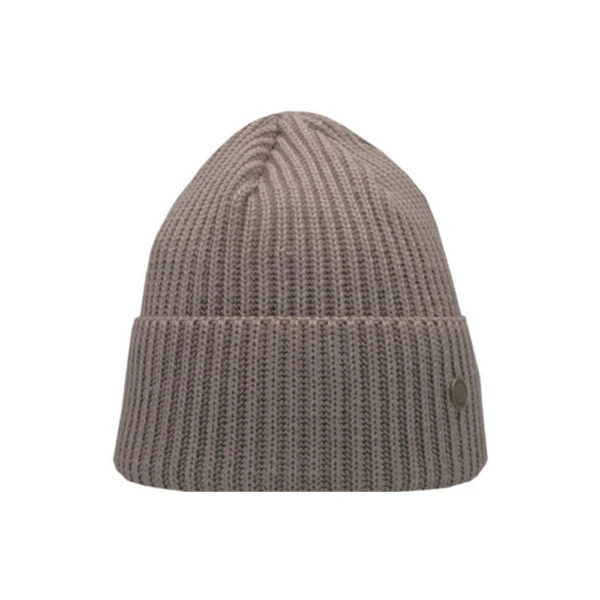 Superyellow Hannah Beige Merino Wool Beanie (Unisex) 1 Superyellow Hannah Beige Merino Wool Beanie (Unisex)