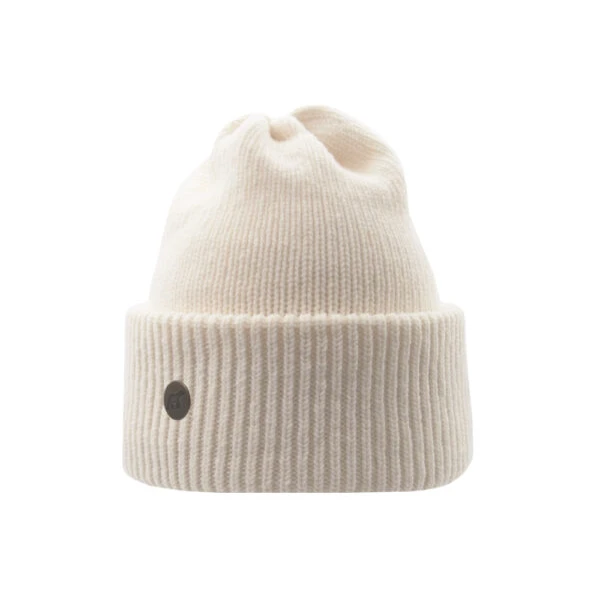 Superyellow Norden Off-White Merino Wool Beanie (Unisex) 1 Superyellow Norden Off-White Merino Wool Beanie (Unisex)