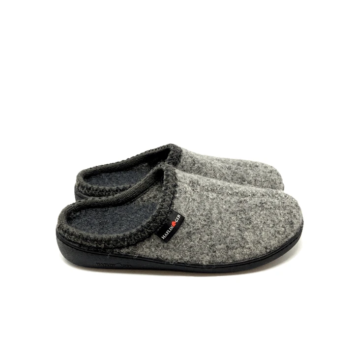 Haflinger AT Slipper Grey Speckle (Women's & Men's) 2 Haflinger AT Slipper Grey Speckle (Women's & Men's) - Image 2