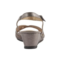 David Tate Admire Pewter Wedge Heel (Women's) 5 David Tate Admire Pewter Wedge Heel (Women's) -Fashion Shoe Store ADMIREPWT 3