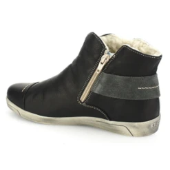 Cloud Footwear Aline Black Wool Lining Boot (Women's) -Fashion Shoe Store ALINEBLK 1