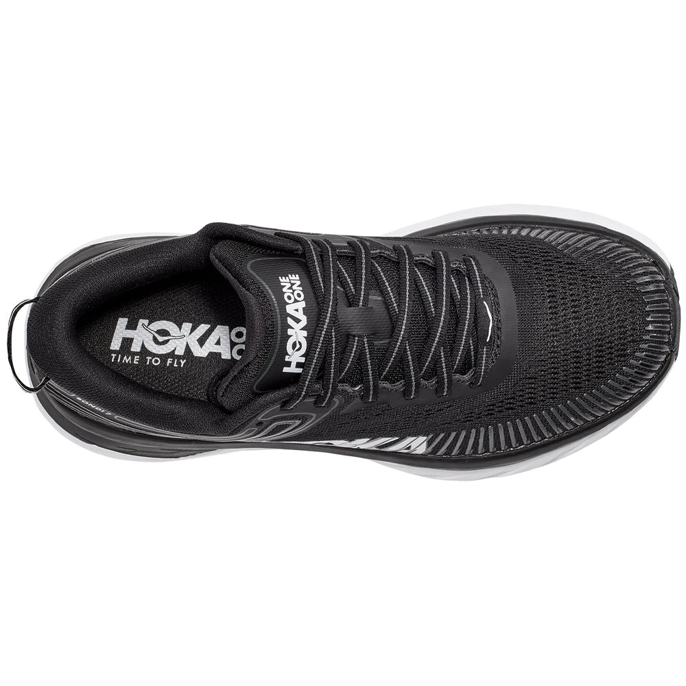 Hoka One One Hoka Bondi 7 Black/White (Women's) 5 Hoka One One Hoka Bondi 7 Black/White (Women's) - Image 5