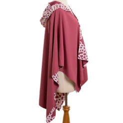 RAINRAPS RainRap Hooded Berry & Berry Clouds (Women's) -Fashion Shoe Store Berry 3