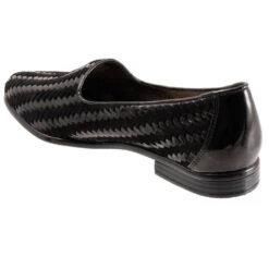 Trotters Liz III Slip-On Black/Black Patent (Women's) -Fashion Shoe Store Blk 2 6fe4f5c0 6353 49aa 81c7 13d42aa97622
