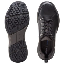 Clarks Wave 2.0 Vibe Black Leather (Men's) -Fashion Shoe Store Blk 7 712305c9 0816 4ff7 a484 44d64b2d442c
