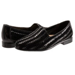 Trotters Liz III Slip-On Black/Black Patent (Women's) -Fashion Shoe Store Blk 8 cd5a6194 763c 4204 bf85 c522308e5d3c
