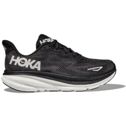 Fashion Shoe Store 22 Hoka One One Hoka Clifton 9 Running Shoe Black/White (Men's)