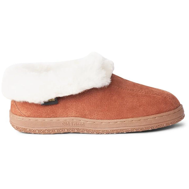 Old Friend Juliet Slipper Dark Chestnut II Suede (Women's) 1 Old Friend Juliet Slipper Dark Chestnut II Suede (Women's)