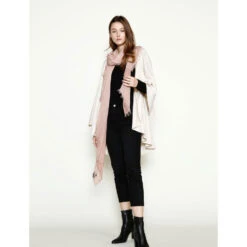 Look By M Basic Shawl Vest Cream -Fashion Shoe Store Cream 4