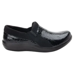 Alegria Duette Slip-On Shoe Flourish Black Patent (Women's) -Fashion Shoe Store DUE955955W 3