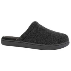 Tempur-Pedic Gerrard Slipper Charcoal (Men's) -Fashion Shoe Store Gerrard Char 1