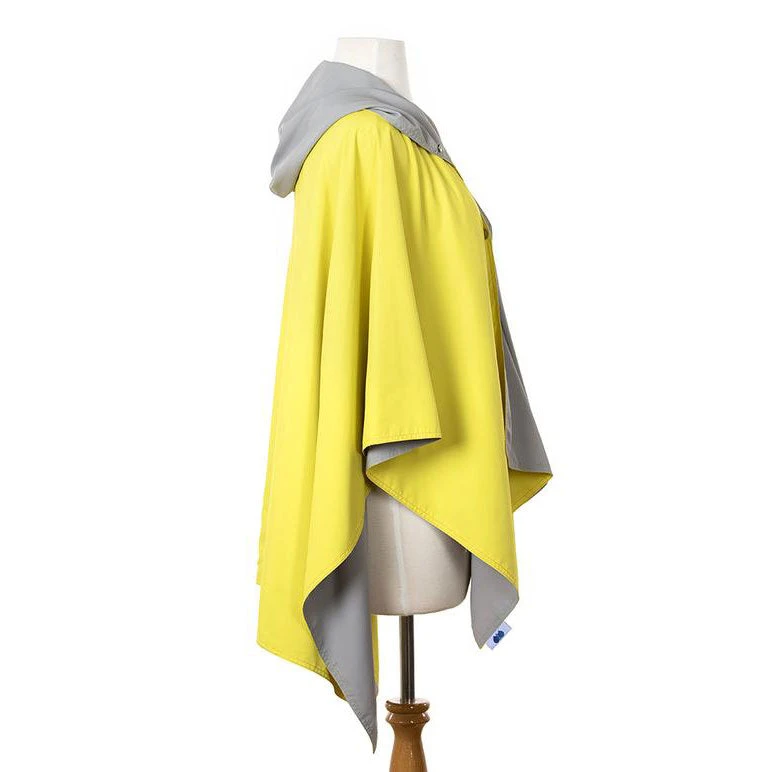 RAINRAPS RainRap Hooded Yellow & Grey (Women's) 5 RAINRAPS RainRap Hooded Yellow & Grey (Women's) - Image 5