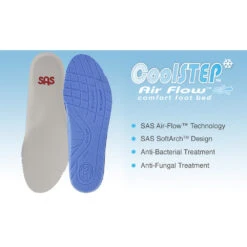 SAS Women's Cool Step Footbed -Fashion Shoe Store Insert 1