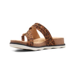 Clarks Brynn Madi Sandal Leopard Leather (Women's) -Fashion Shoe Store Leo 4 98bb23dd 28b0 4bcd a31e f5c4246070a6
