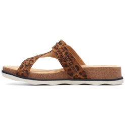 Clarks Brynn Madi Sandal Leopard Leather (Women's) -Fashion Shoe Store Leo 5 79c652a4 fdd5 4ae3 a2ec fe36ca59cab6