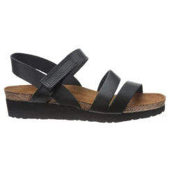 Naot Kayla Sandal Black Leather (Women's) -Fashion Shoe Store MAR00895C