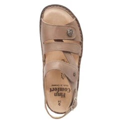 Finn Comfort Gomera Sandal Taupe Equipe (Women's) -Fashion Shoe Store MAR01001D