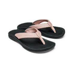 OluKai 'Ohana Flip Flop Sandal Petal Pink / Black (Women's) 7 OluKai 'Ohana Flip Flop Sandal Petal Pink / Black (Women's) -Fashion Shoe Store Pink 4 176394b6 cc7c 4634 8b60 e2823d1afbe2