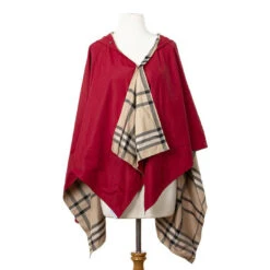 RAINRAPS RainRap Hooded Jester Red & Plaid (Women's) -Fashion Shoe Store RedPlaid 2