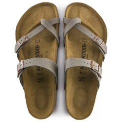 Birkenstock Mayari Soft Footbed Sandal Stone (Women's) -Fashion Shoe Store Sto 3 990b56fc b646 4e0c 8877 4efb72723c5f