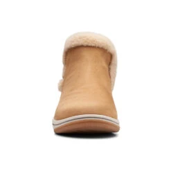 Clarks Breeze Fur Bootie Tan (Women's) -Fashion Shoe Store Tan 3 6a0d1bf7 7563 41e2 8edd 5471d2134d33