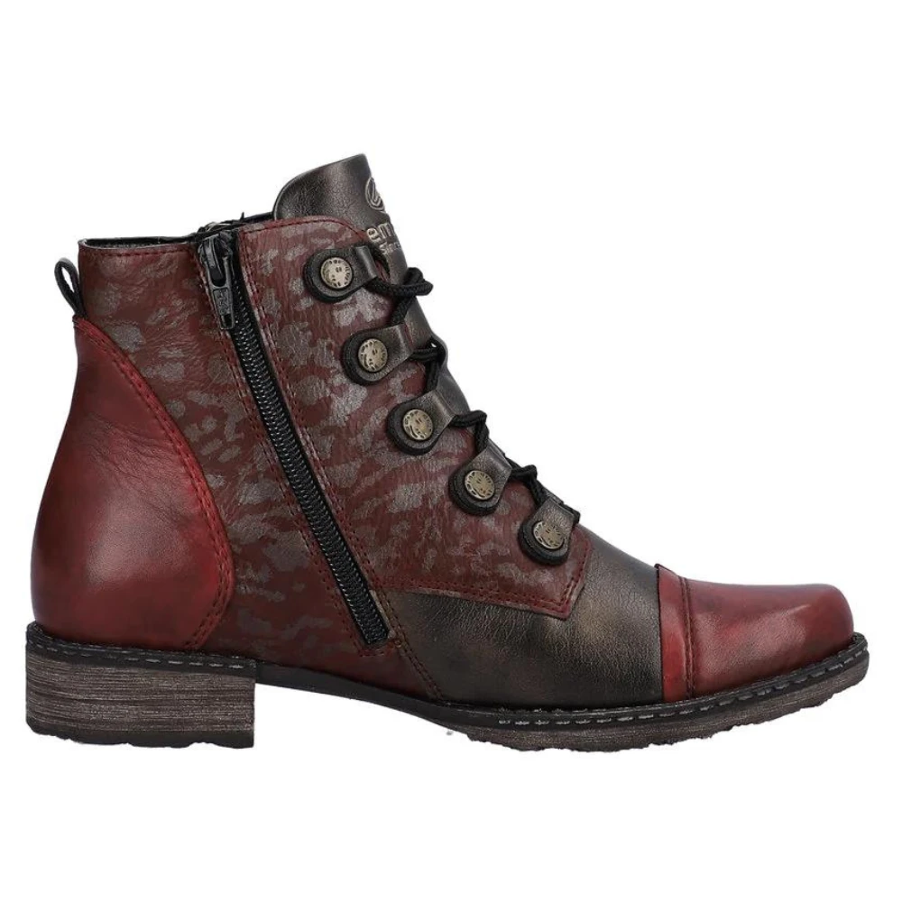 Remonte D4391 Chandra 91 Vino/Bronze Bootie (Women's) 2 Remonte D4391 Chandra 91 Vino/Bronze Bootie (Women's) - Image 2