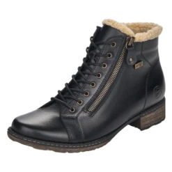 Fashion Shoe Store 41 Remonte D4372 Chandra 72 Black/Beige Bootie (Women's)