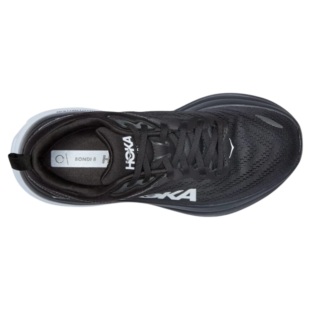 Hoka One One Hoka Bondi 8 Sneaker Black/White (Women's) 5 Hoka One One Hoka Bondi 8 Sneaker Black/White (Women's) - Image 5