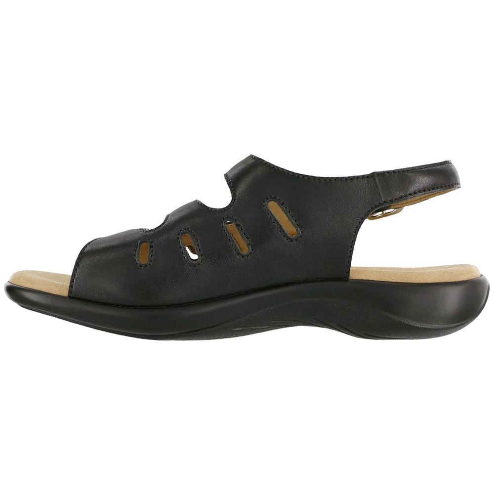 SAS Mystic Sandal Black Leather (Women's) 2 SAS Mystic Sandal Black Leather (Women's) - Image 2