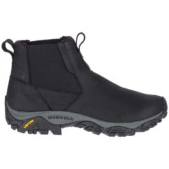 Merrell Moab Adventure Chelsea Boot Black Waterproof Leather (Men's) -Fashion Shoe Store black 3 0ed43322 4ed8 43cf 8aff de9918d508bc