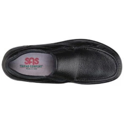 SAS Side Gore Loafer Black Leather (Men's) -Fashion Shoe Store black 6 3caa5b63 7a1e 4807 acea ee9d0fd0d885