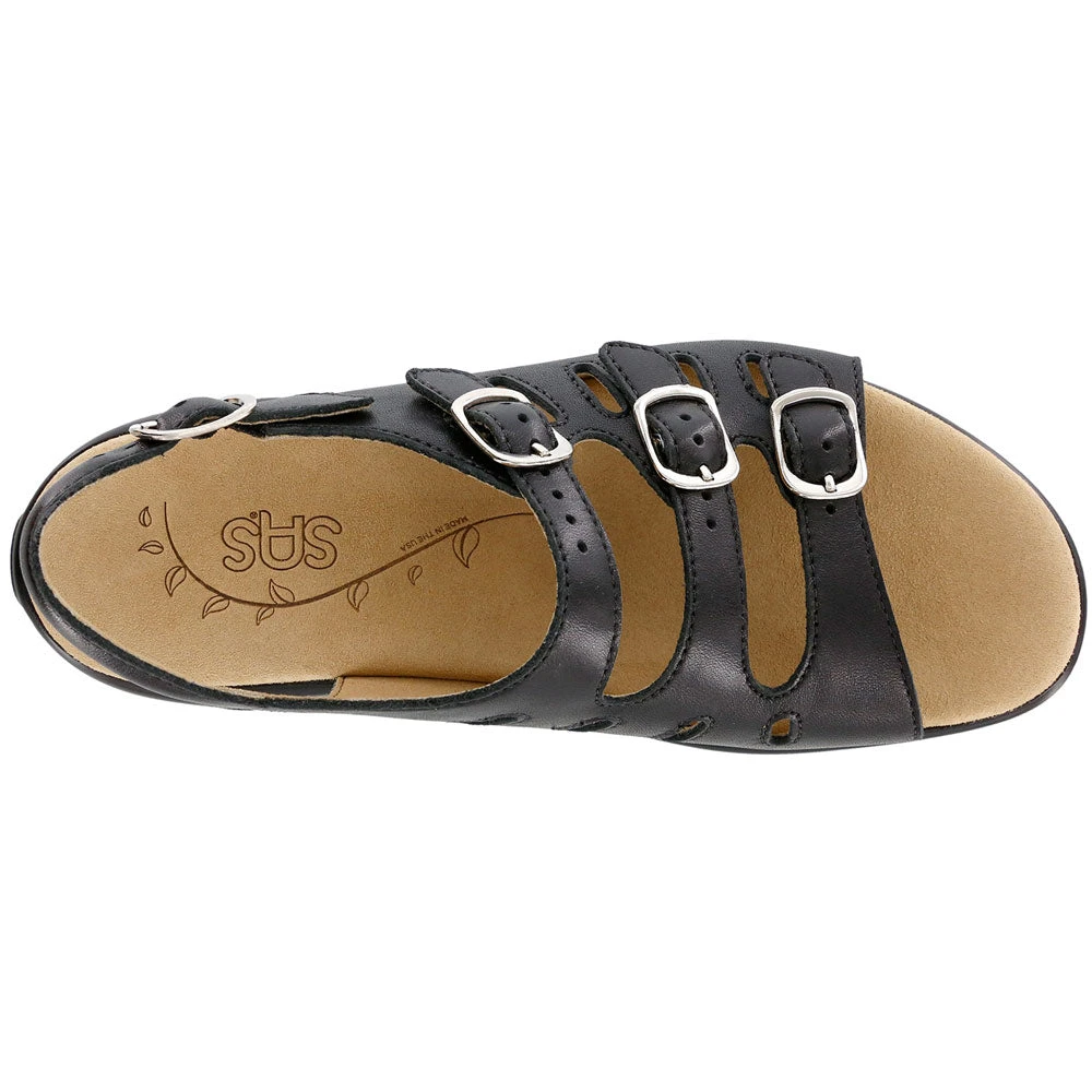 SAS Mystic Sandal Black Leather (Women's) 5 SAS Mystic Sandal Black Leather (Women's) - Image 5