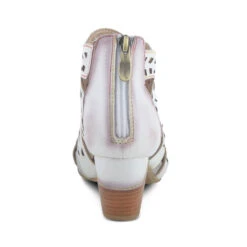 L'Artiste By Spring Step Icon Shootie Off White Leather (Women's) -Fashion Shoe Store iconw 5