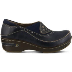Spring Step Burbank Navy Leather (Women's) -Fashion Shoe Store navy 3 a1441e59 24f5 4acc ae81 c13c75aad208