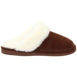 Old Friend Scuff Slipper Dark Brown Sheepskin (Women's) -Fashion Shoe Store pic4 08c60828 0b6c 4420 bace 17d5ad481c12