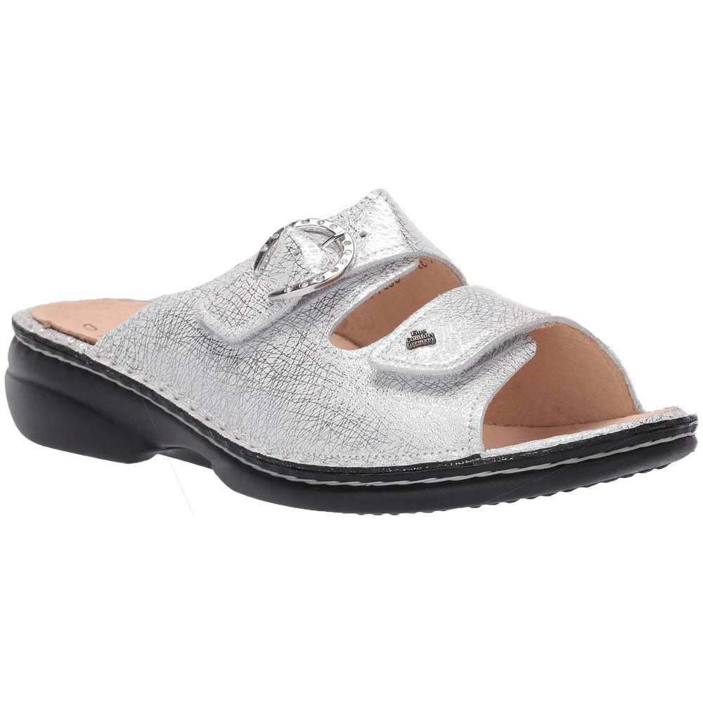 Finn Comfort Mumbai Sandal Argento Leather (Women's) 1 Finn Comfort Mumbai Sandal Argento Leather (Women's)