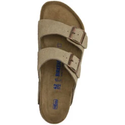 Birkenstock Arizona Soft Footbed Sandal Taupe Suede (Women's) -Fashion Shoe Store taupe 6 94a82557 0646 462e 9c96 28acca2d7023